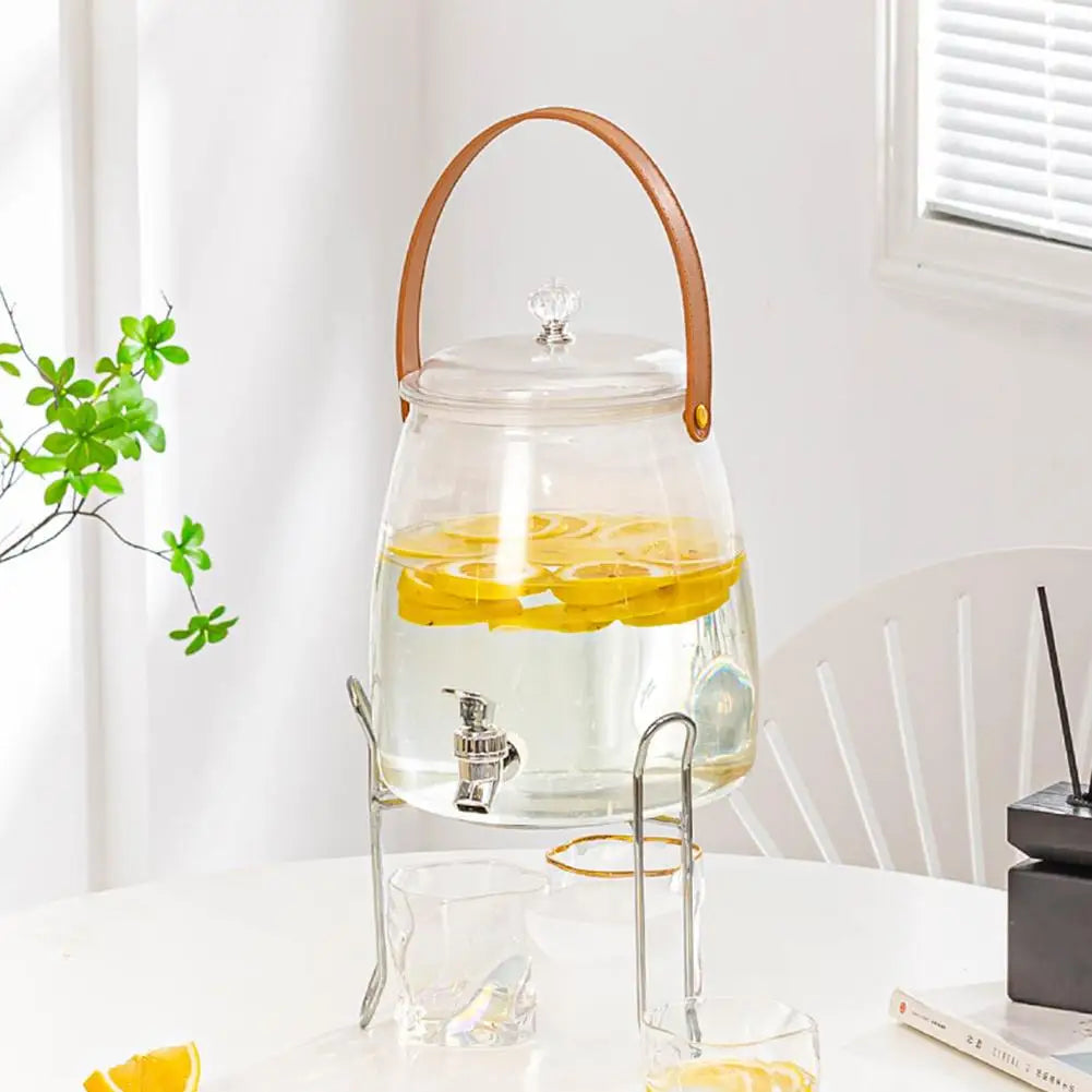 Portable Cold Water Dispenser with Tap – 3L & 5L PET Juice Pitcher for Home, Office, Parties
