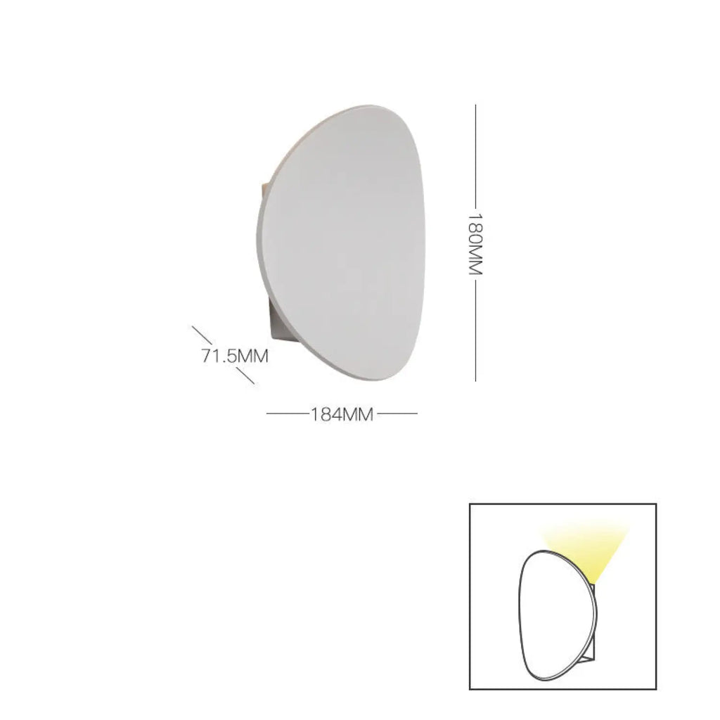 LED Modern Wall Lamp for Bedroom, Balcony & Background Decor